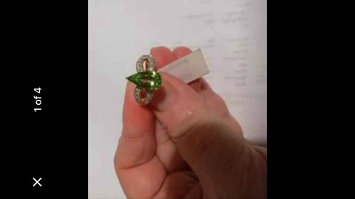 18k paraiba tourmaline and - 18k,