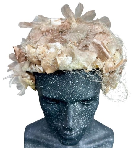 Vintage skull millinery hat - vintage,