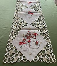 Red Green White Gold Snowman