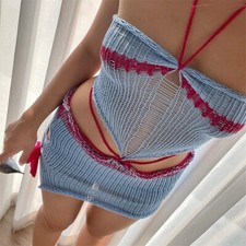 New Summer Sexy Knit Halter