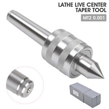MT2 Live Center Morse Taper Triple Bearing Lathe Center Turning Revolving Tool