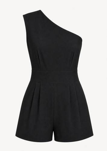 Topshop one shoulder playsuit - one,