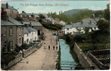 DENBIGHSHIRE - OLD COLWYN, THE OLD VILLAGE FROM BRIDGE BY VALENTINE'S 1910