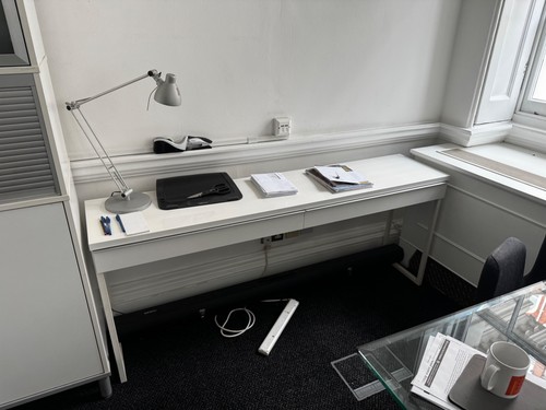 Ikea micke desk - desk, white