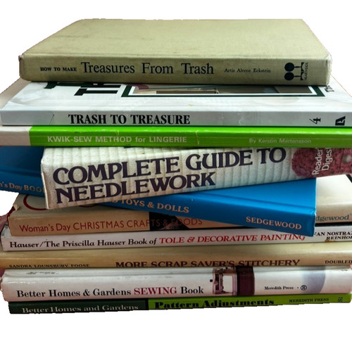 Craft sewing books - &,