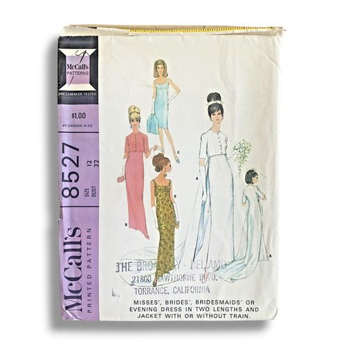 Mccalls 8527 60s bridal - 8527,,
