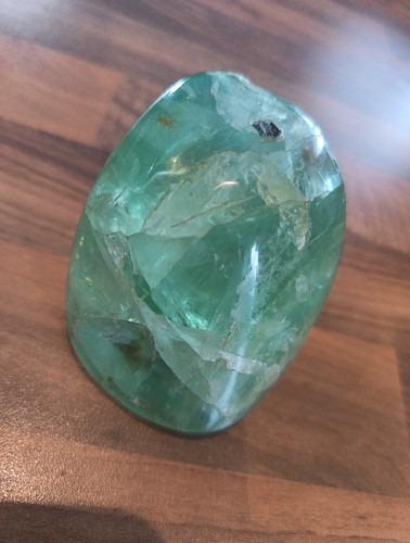 400g green fluorite polished - 400g,