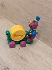 Barney Push-Along Vehicles Vintage 1997 BJ Drum Hasbro Lyons Group Figure Toy