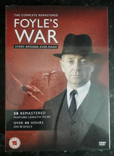 THE COMPLETE REMASTERED FOYLE'S WAR (Region 2) 2019 DVD SET NEW & FACTORY SEALED
