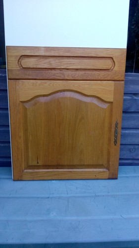 Solid light oak kitchen - light,