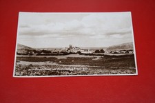 George VI  ,Postcard 1950's ,Corfe ,  Clouds over Corfe Castle & Purbeck Hills
