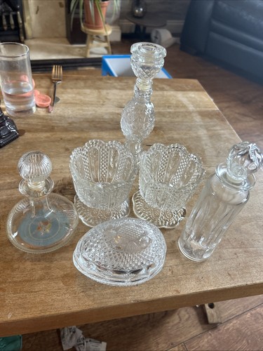 Avon job lot cut glass - avon, vintage