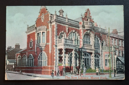 The new library manor park - library,