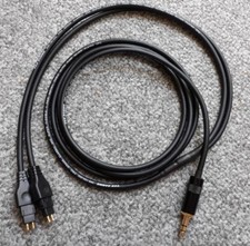 Van Damme OFC silver plated headphone Cable Sennheiser HD600 HD580 HD650 3m