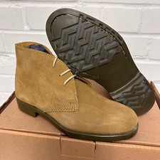 NON COMBAT BOOTS - Size: 5 , Desert Suede Tan Ankle Short  ,  British Army NEW