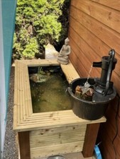Raised Garden Pond Handmade