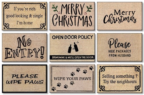 Doormat non slip coir funny - doormat,