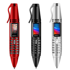 Unlocked Mini Mobile Cell Phones 2G GSM Pen Shape Dual SIM Bluetooth Dialer NEW