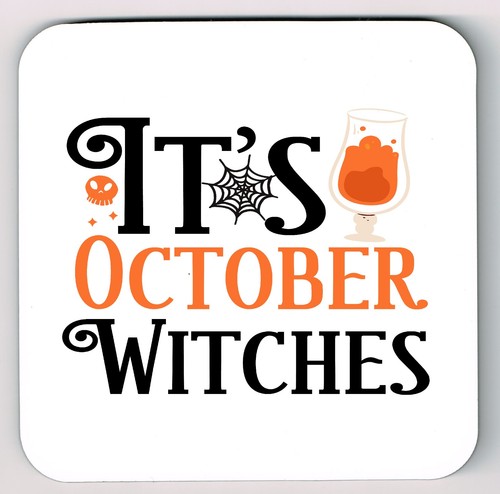 Spooky halloween coasters - spooky,