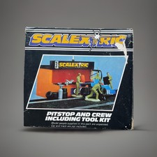 SCALEXTRIC C701 PITSTOP AND CREW  BOX (Original) INCOMPLETE