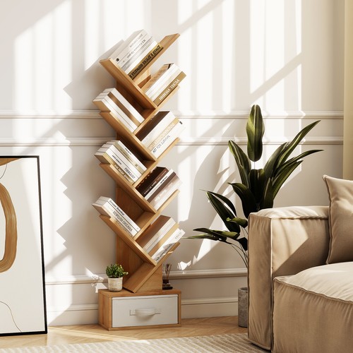 Tier free standing bookcase - tier,