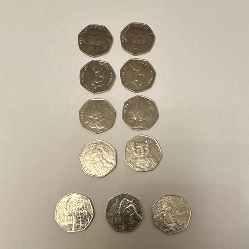 British 50p coin - coin, collection