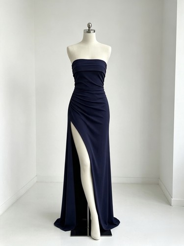 New navy blue - new, strapless