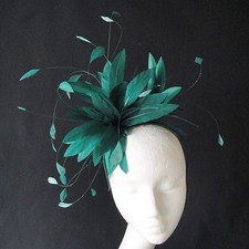 Emerald green feather - green,
