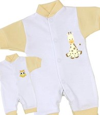 BabyPrem Premature Baby Clothes Lemon Romper Tiny Sleepsuit 1.5lbs - 7.5lbs