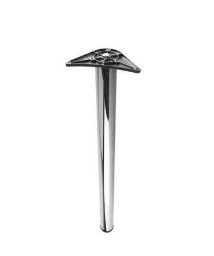 Chrome table worktop leg - chrome,