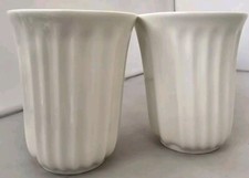2 x Hotel Chocolat By Andrew Wicks White Mugs Pod Cups for Velvetiser (B1