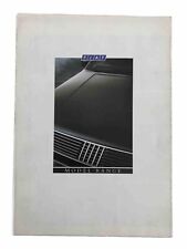 Fiat 126 Panda Uno Strada Regata Croma X1/9 Range Overview Car Brochure 1987