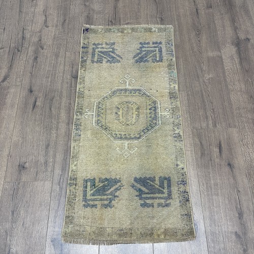 Beige and blue varos - varos, rug