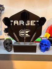 Darts Stand with your favourite Darts Players Logo Holds 3 Darts Rocky Target