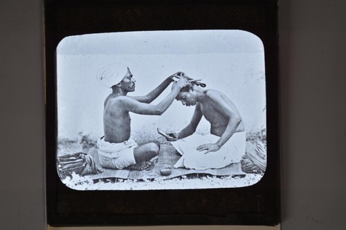 Indian barber shaving - indian,