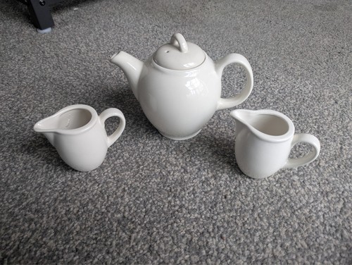 Olympia ivory one cup teapot - cup, /