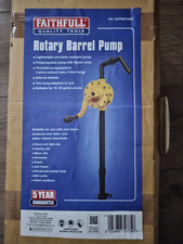 Faithfull Barrel Pump Rotary Water Chemical & Petroleum FAIOCPROTARY