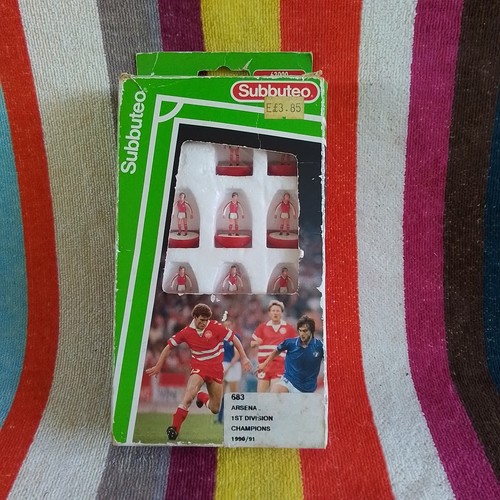 Subbuteo arsenal ref - arsenal, fc