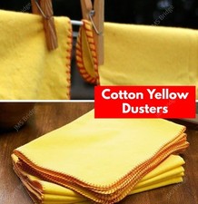 YELLOW DUSTERS 100% COTTON