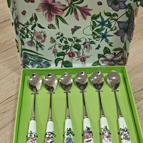 6pc floral ceramic handle - 6pc,