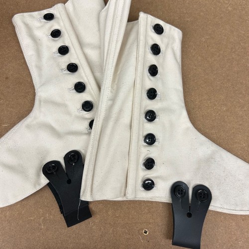 Scottish white gaiters size - white,