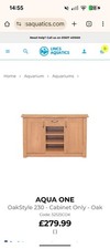 Aqua One Oakstyle 230 Cabinet For aquarium (Aquarium Not Included)