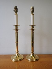 Pair of brass candlestick