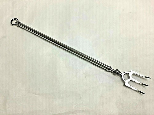 Telescopic toasting fork - toasting,