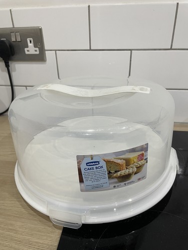 Cake box 30cm 12in clear - x,
