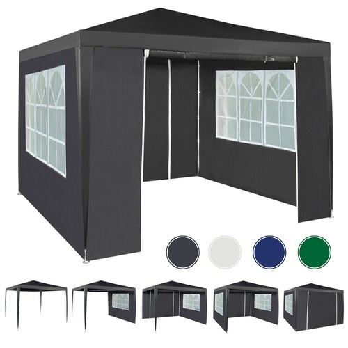 3x3m gazebo with - with, side