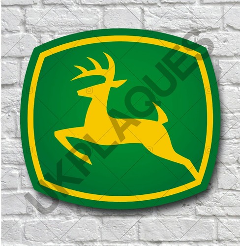 John deere logo 2ft garage - logo,