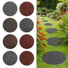 Garden Stepping Stones Lightwight Easy Lay Eco Friendly Recycled Rubber 45cm