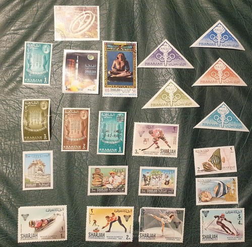 Mixed sharjah stamps - mixed,