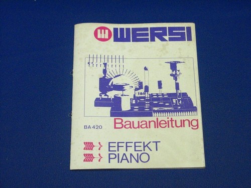 Effect piano from wersi - from,